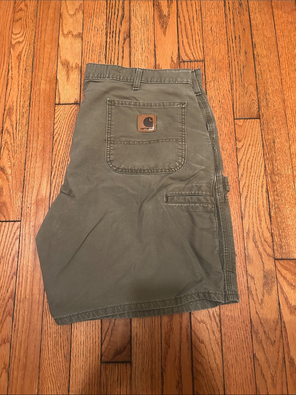 Carhartt Men's Olive Green Cargo Shorts